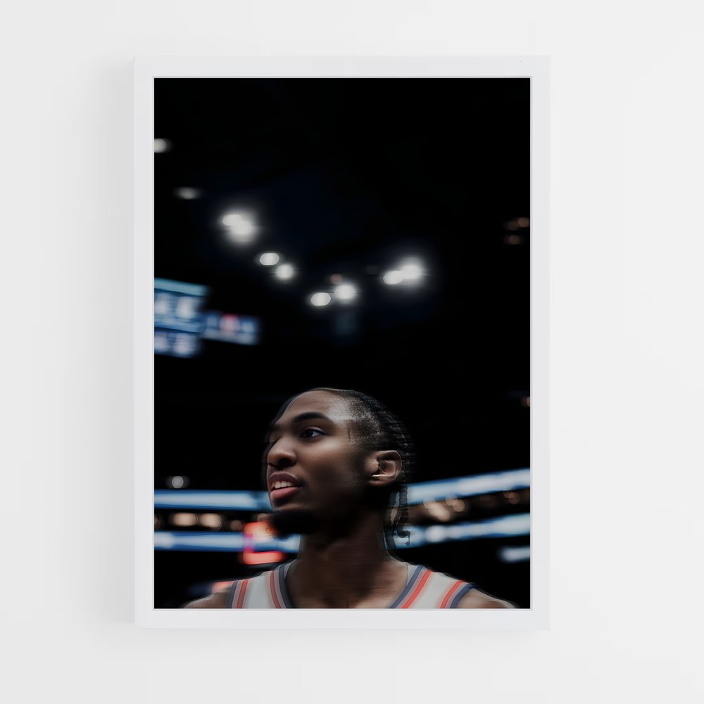 Poster Maxey en Action – affiche Basketball (vue 3)